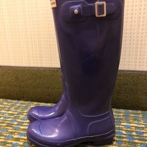 Class tall Hunter rainboots (purple)
